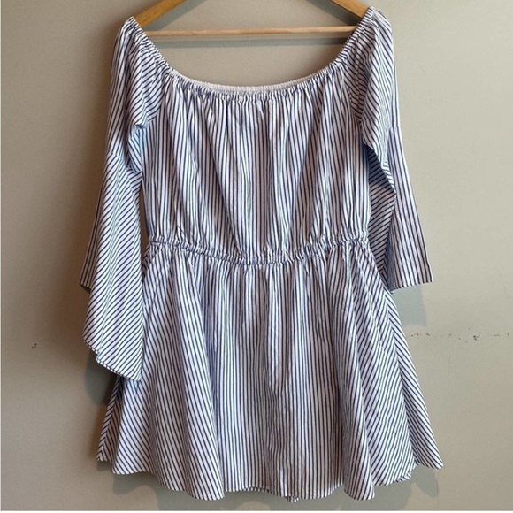 Lovers + Friends Stay Dress Stripe L - Picture 3 of 6